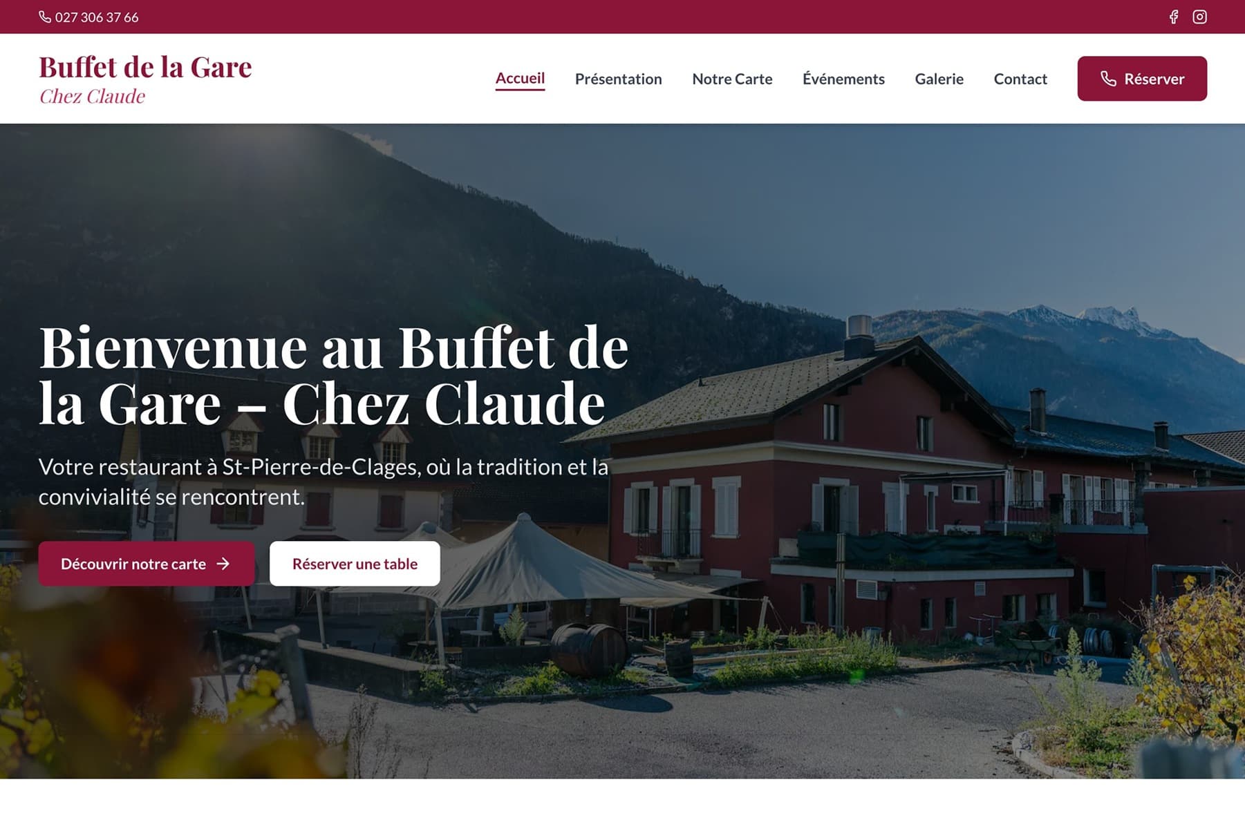 Buffet de la gare Chez Claude